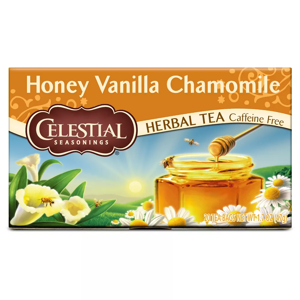 Celestial Seasonings Herb Tea, Honey Vanilla Chamomile, 20 Tea Bags